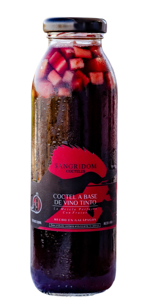 Botella personal de vino tinto